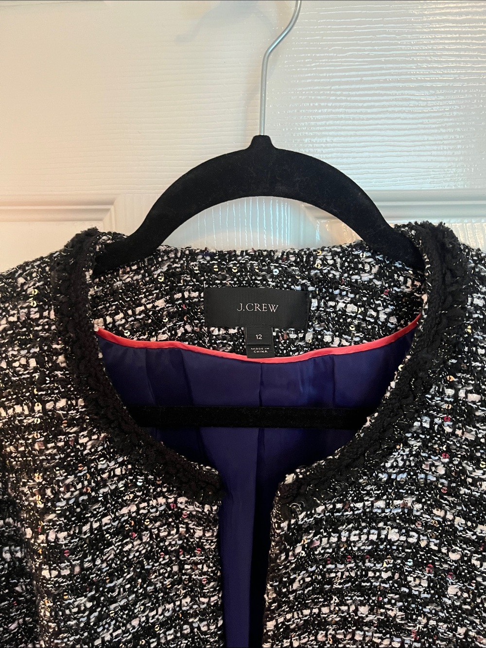 J. Crew Tweed Sparkle Blazer - Picture 3 of 13